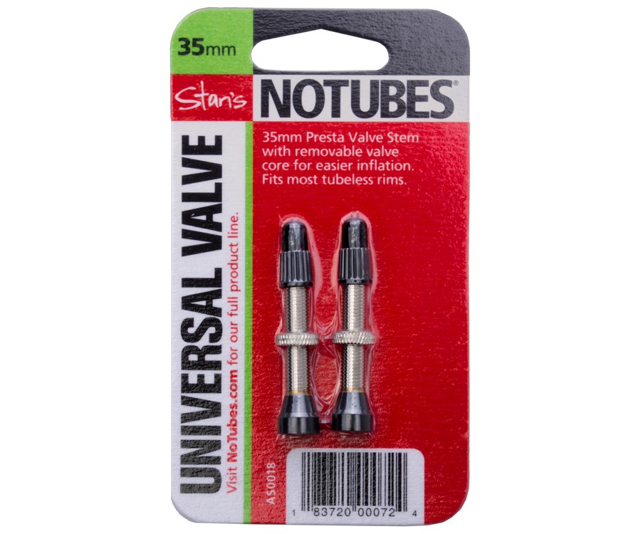 Бескамерный ниппель Stan's Notubes универсальный преста 35мм (пара) 1 Бескамерный ниппель Stan's Notubes универсальный преста 35мм (пара)