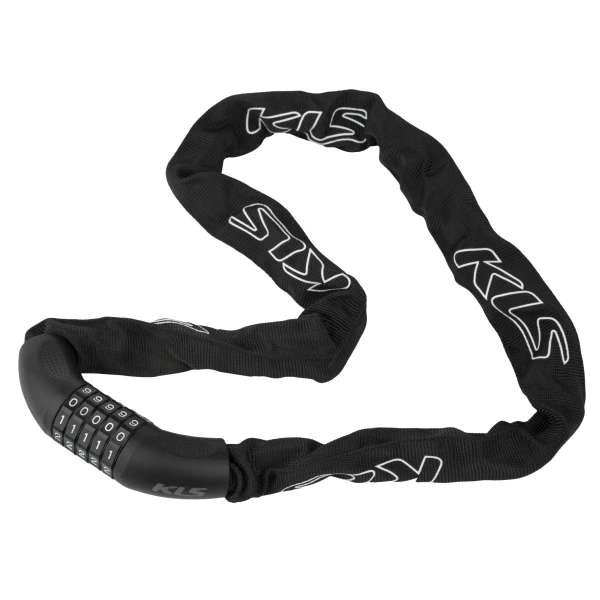 Замок цепной KLS Chainlock 6 черный 6x1000 мм