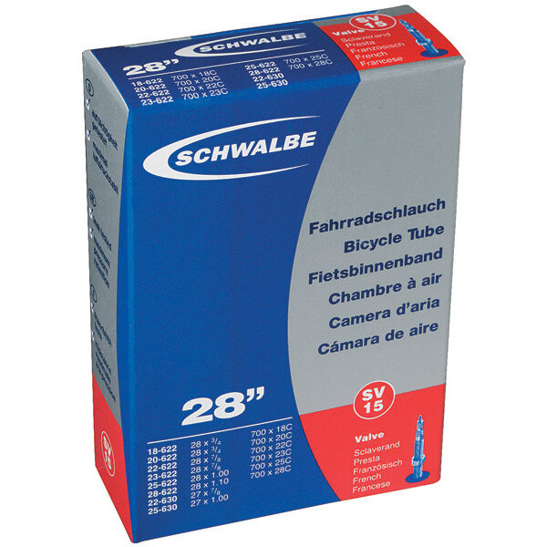 Камера Schwalbe SV15 28 (700x18/28C-622/630) ниппель FV 40мм