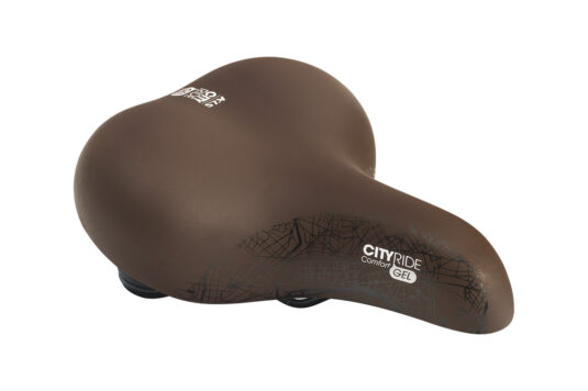 Сідло KLS Cityride гелеве корчневий