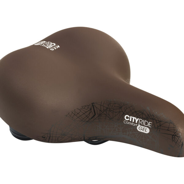 Сідло KLS Cityride гелеве корчневий