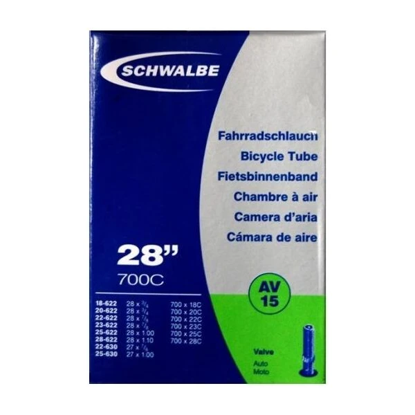 Камера Schwalbe AV15 28 (700x18/28C-622/630) ниппель AV 40мм