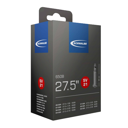 Камера Schwalbe AV21 27.5x1.50-2.40 (40-62/584) ниппель AV 40мм