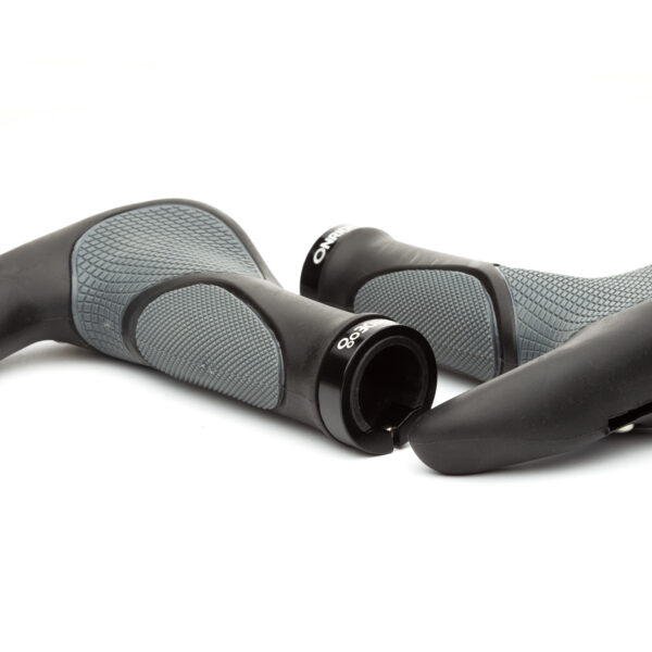 Ручки руля ONRIDE HornGrip30. Чорний/Сірий