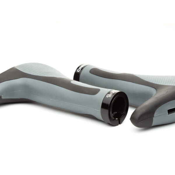 Ручки руля ONRIDE HornGrip50. Чорний/Сірий