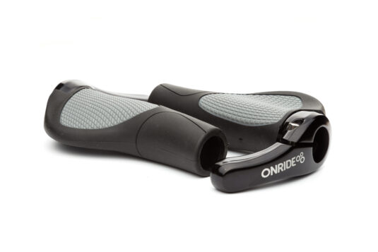 Ручки руля ONRIDE HornGrip70. Чорний/Сірий