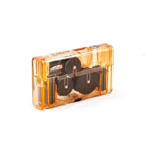 Мойка цепи SuperB с ручкой прозрачная оранжевая.