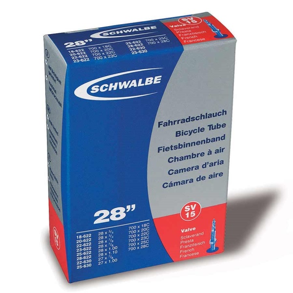 Камера Schwalbe SV15 28 (700x18/28C-622/630) ниппель FV 60мм