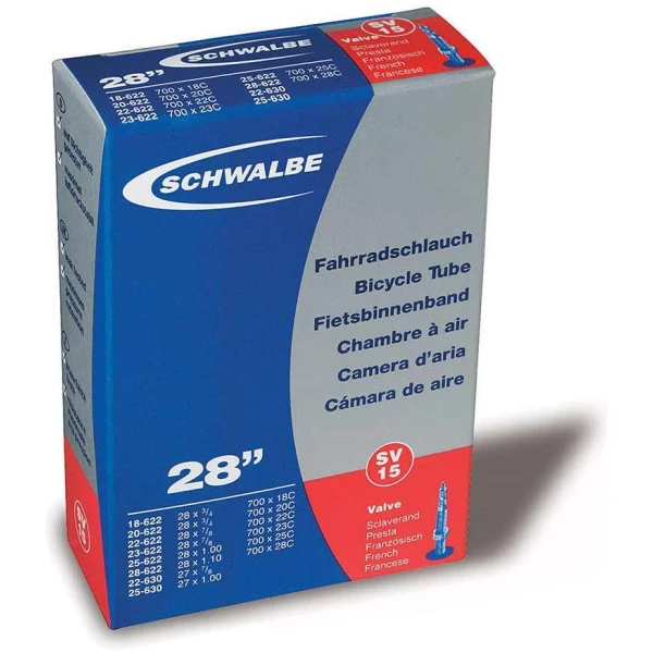 Камера Schwalbe SV15 28 (700x18/28C-622/630) ніпель FV 60мм