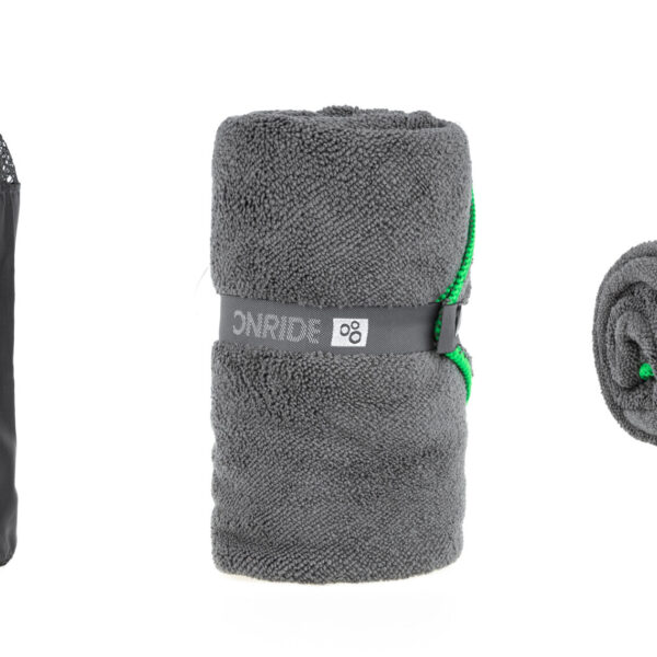 Рушник з махрової мікрофібри ONRIDE Dry сірий
