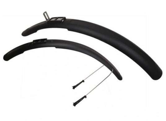 Крылья Zefal Trail 65 набор 28" (2438) пластик пер.+ зад. черное