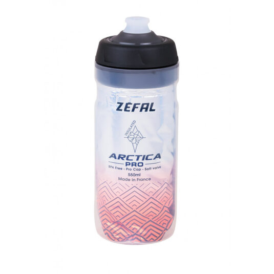 Фляга Zefal Arctica Pro 55 (1669) 550мл термос пластик.. крышка Lock-Cap System. серебряно-красная