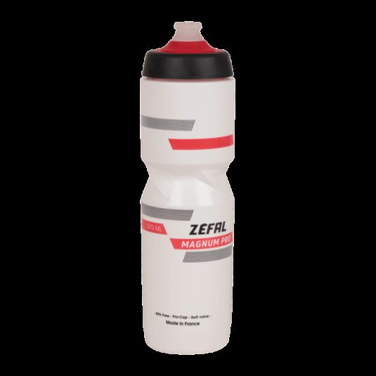 Фляга Zefal Magnum Pro (1641) 975мл пласт. резьб. крышка Pro-Cap System. бело-черно-красная