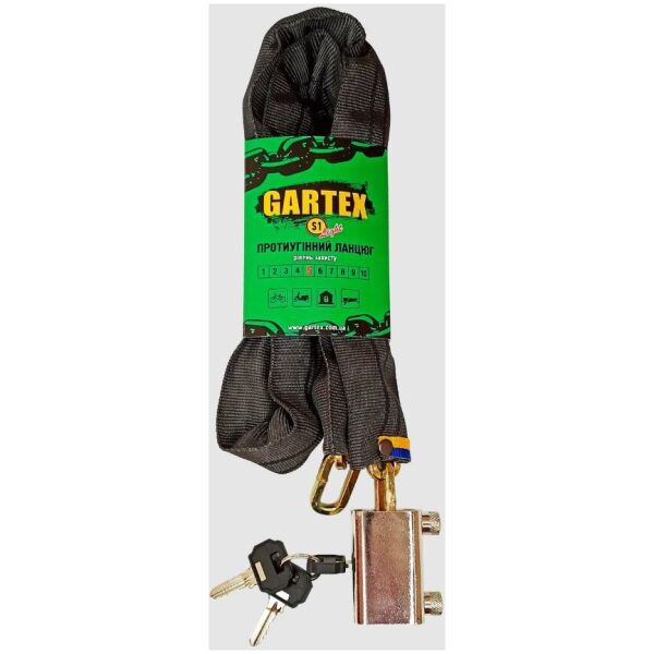 Замок ланцюговий Gartex S1 Light 1000x5 мм 002
