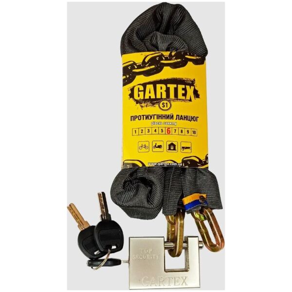 Замок ланцюговий Gartex S1 800x6 мм 003