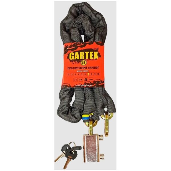 Замок ланцюговий Gartex S2 1500x8 мм 002