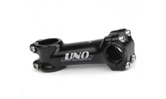 Винос керма Uno A-HEAD алюміній 1.1/8" фрезерований. 25.4 мм  135 мм. 35°. чорний
