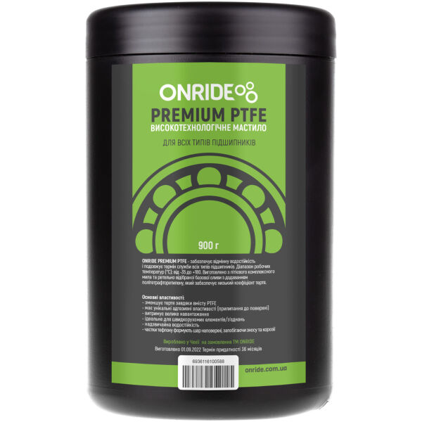 Мастило густе для підшипників ONRIDE PREMIUM PTFE густе 900 г.