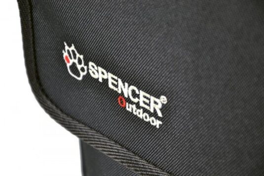 Велосумка на багажник Spencer 2-х секційна 18л, чорний (SAKB19)