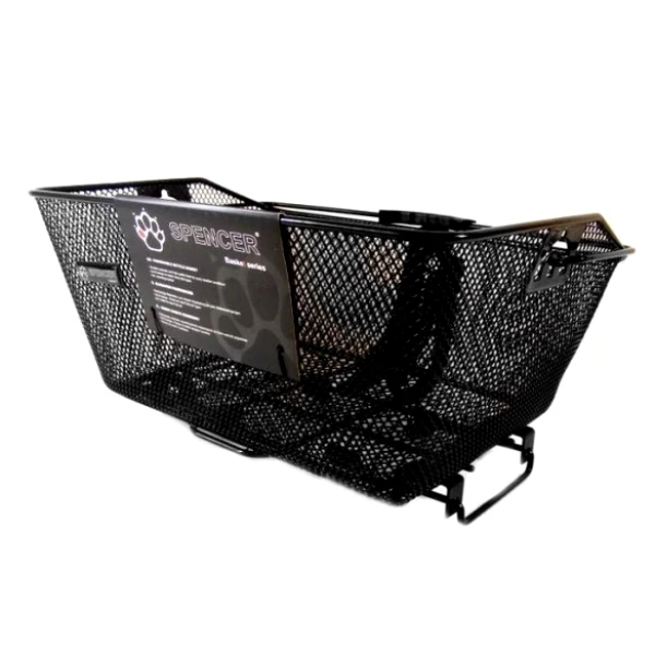 Корзина Spencer на задний багажник, черный (KOS891)