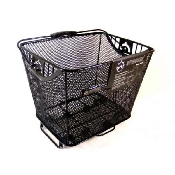 Корзина Spencer на задний багажник, черный (KOS898)