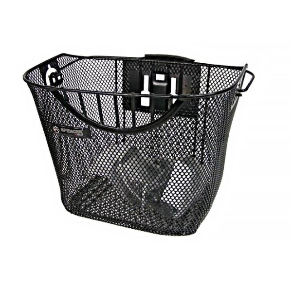 Корзина передняя Spencer QR 35 * 25 * 26см, черная (KOS208)