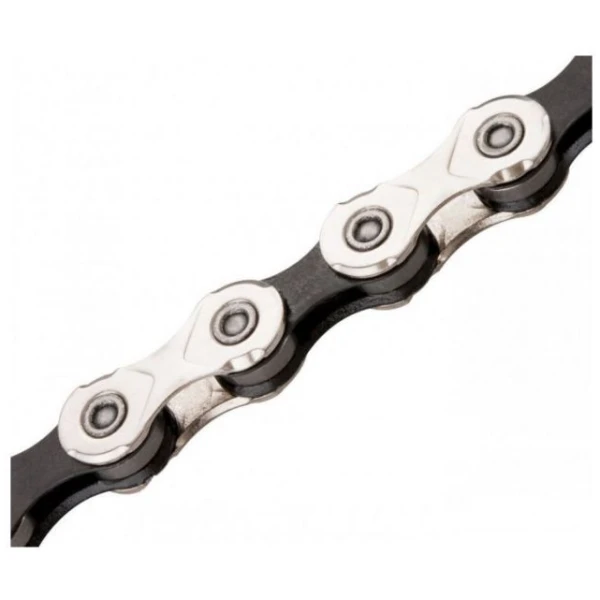 Ланцюг інд. 114 зв. 1/2x11/128 KMC X10-1, NPBK silver/black