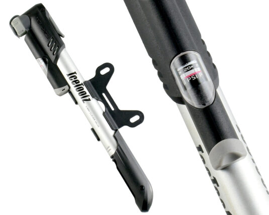 Мінінасос Ice Toolz A251 з манометром, 120psi/8.2bar, "розумний клапан" Presta/Schrader/Dunlop