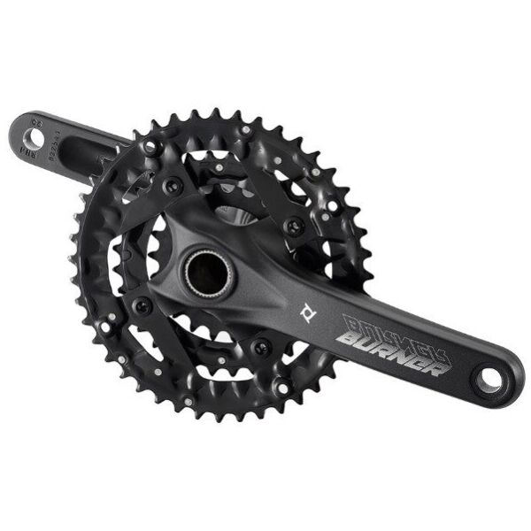 Шатуни Prowheel BURNER-401-TT-N, 22-32-42Т, L170мм, з інтегр. віссю, чорний (CHW-245)