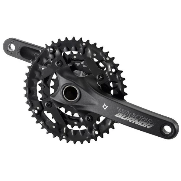 Шатуни Prowheel BURNER-401-TT-N, 22-32-42Т, L170мм, з інтегр. віссю, чорний (CHW-245)
