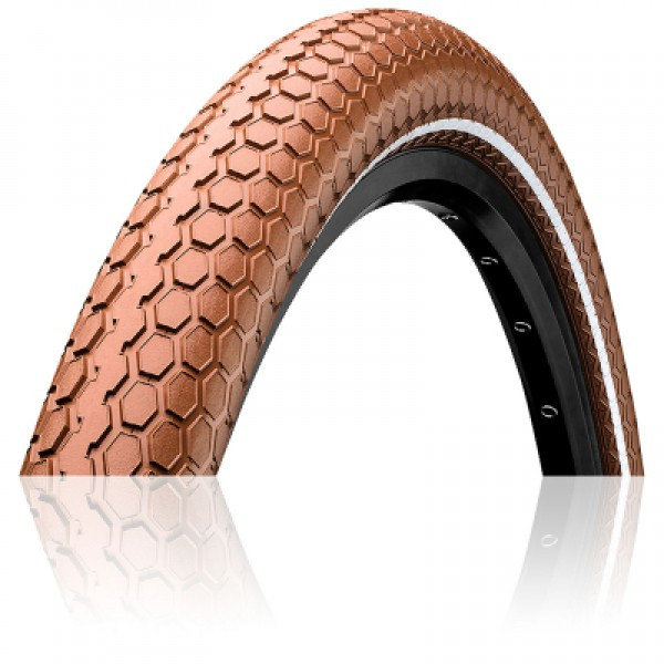 Покрышка Continental RIDE Cruiser Reflex, 28"x2.20, 55-622,  1120гр., коричневый