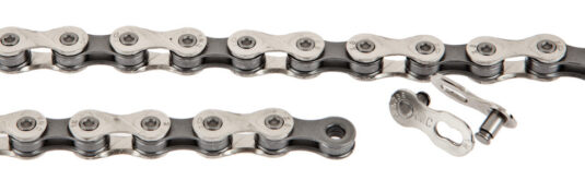 Ланцюг KMC X8-93 114 ланок 1/2"x3/32", сріблястий з сірим (C-UN-L-0083)