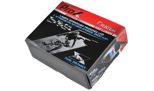 Фара передняя ProX Crater Cree XM-L2 880Lm, 2600mAh (a-O-b-p-0348)