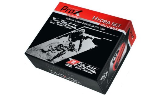 Комплект фар ProX Hydra Cree Wega 40Lm USB чорний (A-O-B-P-0357)