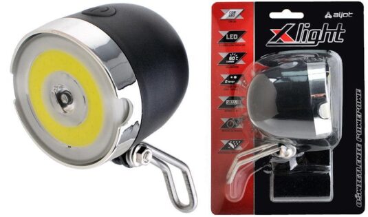 Фара передня X-Light JY-7111 Cob Led 2xAA чорний (A-O-B-P-0327)