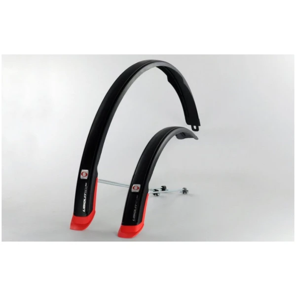 Крила Simpla Ubiquit SDL 28" 50мм чорний/червоний (BLK075)