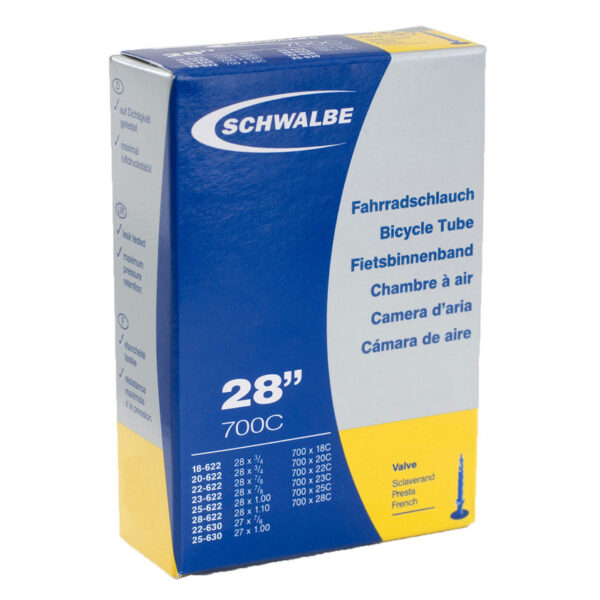 Камера Schwalbe 700 x 18 / 28 SV15 Presta 40мм (DES004)