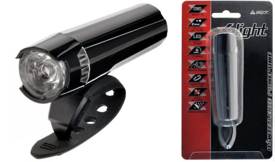 Фара передня X-Light JY-7063 0.5W 1xAA чорний (A-O-B-P-0369)