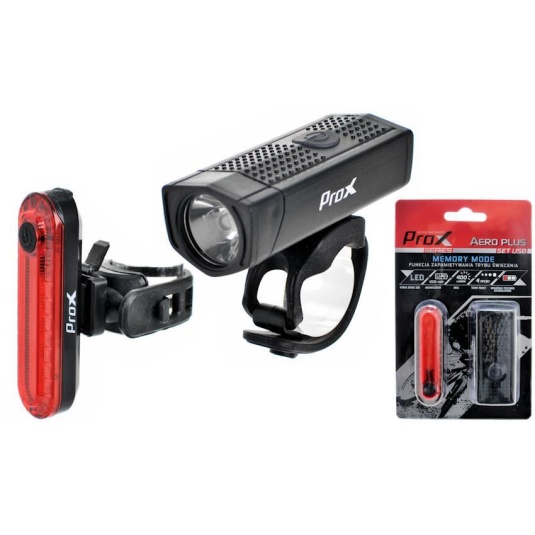 Комплект фар ProX Aero Plus Set 400Lm USB (A-O-B-P-0379)