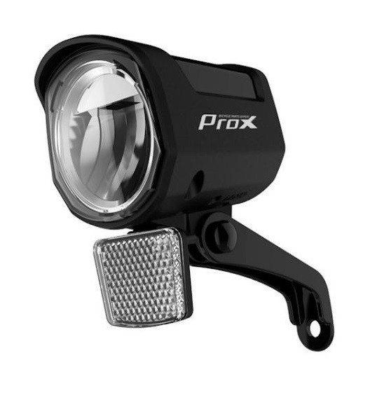 Фара передня ProX Canis Led 15Lux, чорний E-BIKE DC12-48V (A-O-B-P-0416)