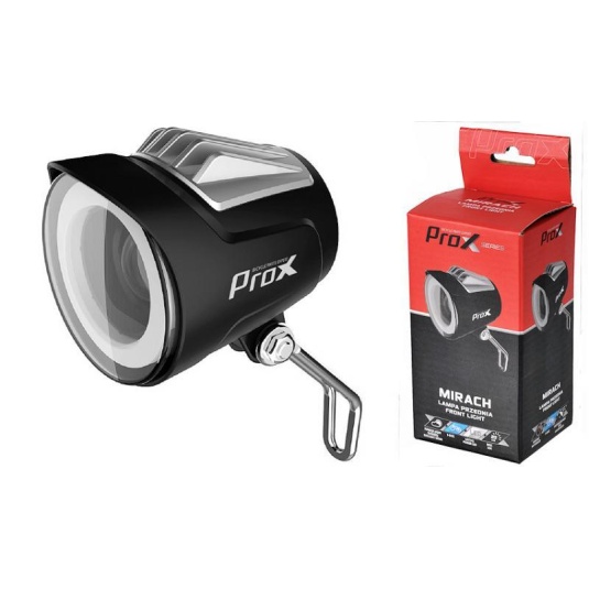 Фара передняя ProX Mirach Led 20Lux, E-BIKE DC36-48V черный (A-O-B-P-0415)