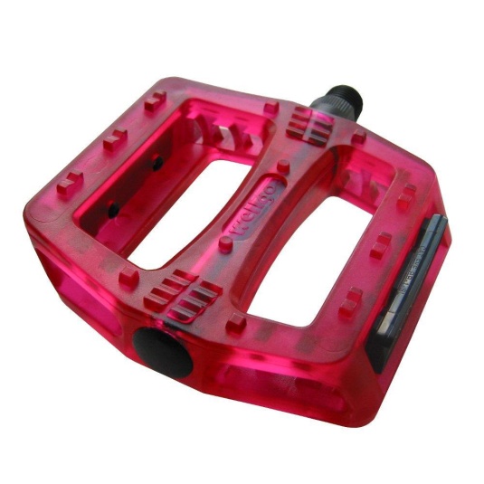 Педали Wellgo B107 BMX пластик, красный (PED109)