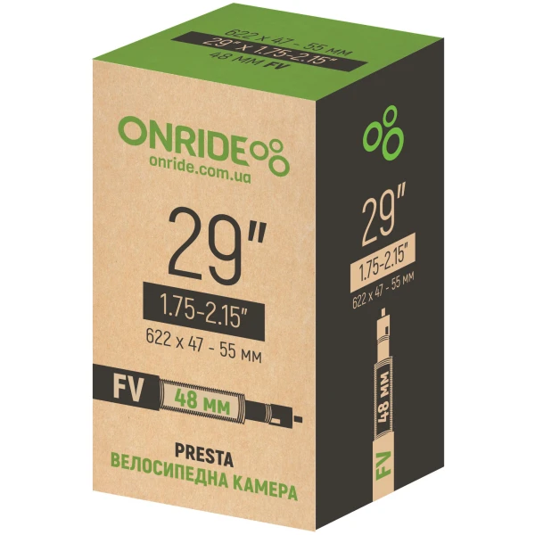 Камера ONRIDE 29"x1.75-2.15" FV 48