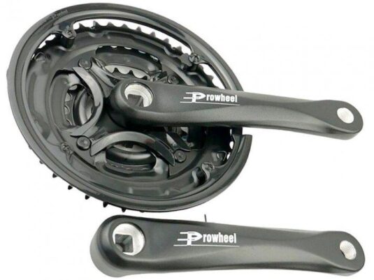 Шатуны Prowheel MA-AC39 42T, L-175 mm, с защитой, черный (00969)