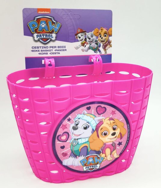 Кошик передній Mendelli 12" Paw Patrol пластик, рожевий (KOS064)