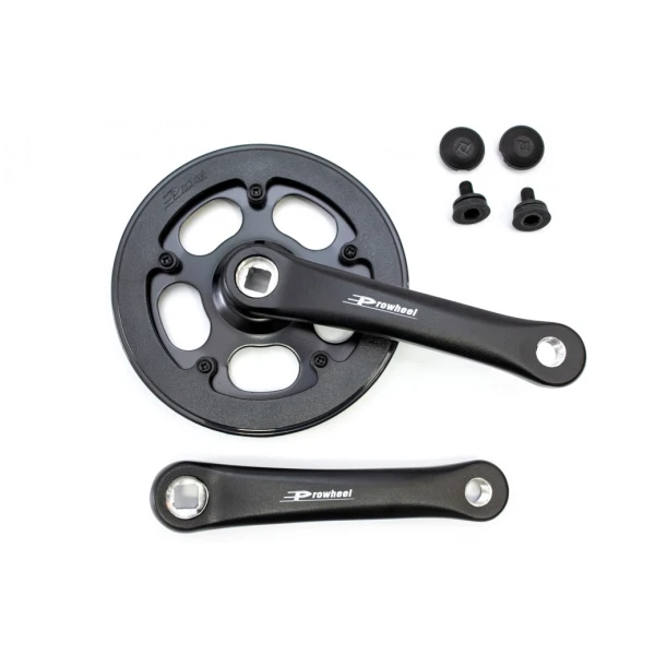 Шатун алюм. L152мм 36T PROWHEEL RA102PP под квадрат (черн.)