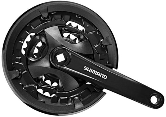 Шатун AL L170мм 22-36T чорний. SHIMANO FC-MT101-B2 під квадрат (черн.)