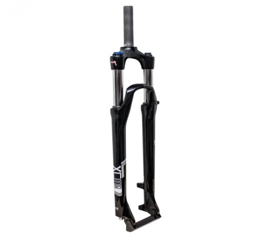 Вилка на велосипед 26 под дисковый тормоз, 1-1/8" шток-260мм ход-100mm ,SUNTOUR XCM HLO DS с гидр.лок (черный)