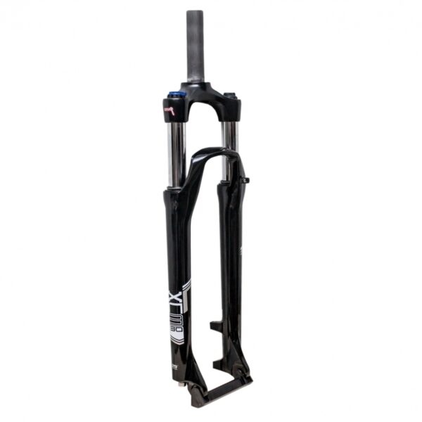 Вилка на велосипед 26 под дисковый тормоз, 1-1/8" шток-260мм ход-100mm ,SUNTOUR XCM HLO DS с гидр.лок (черный)