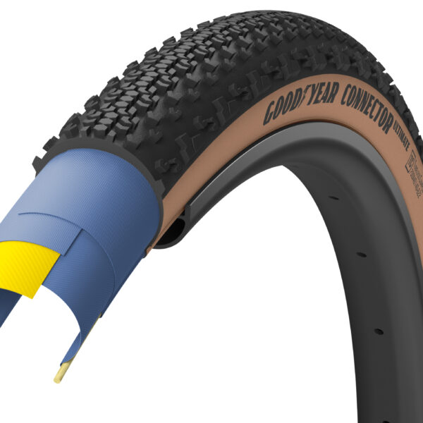Покришка 700x40 (40-622) GoodYear CONNECTOR tubeless complete, folding, black/tan, 120tpi